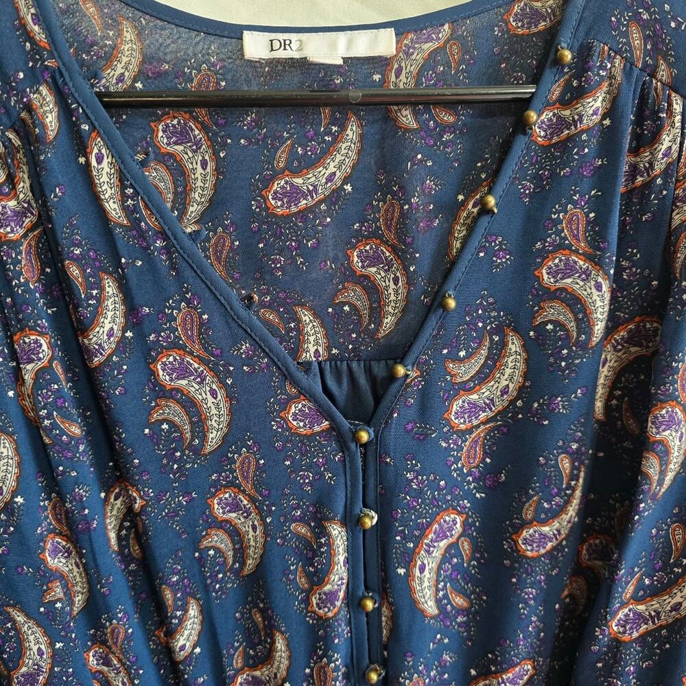 DR2 Long-sleeved Mesh Maxi Dress Size M - Picture 5 of 5